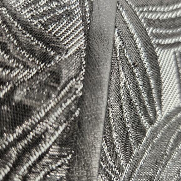 BCBG MaxAzria Women's Black Basket Weave Jacquard Mini Skirt A-line Size Medium - Picture 7 of 7